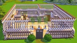 MAKING A HOUSE MADE OUT OF GIRAFFES | The Sims 4