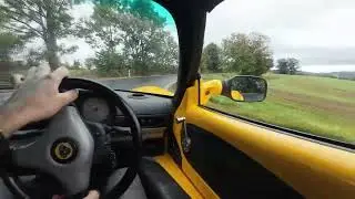 Lotus Elise S1 powerslide attempts (RAW,POV,WET)