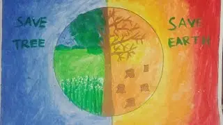 How to make a poster on save tree save earth 🌎🌎 @starplus @shemaroo @filmigaane @DangalTVChannel