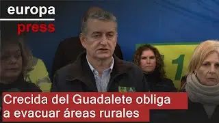 Se mantiene el desalojo de 650 vecinos en Jerez por el alto caudal del río Guadalete