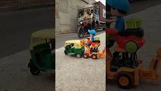 RC JCB vs Remote Control Thar New High Speed Car Testing