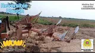 Exploring the Reversible Plough: Efficient Agricultural Machinery | Zarai Pakistan# zarai alat