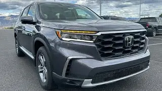 Honda Pilot Ex-l 2025 года — цвет Modern Steel Metallic — обзор
