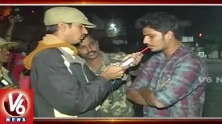 NSUI protest In Yadadri | Drunk And Drive In Karimnagar | Telangana State Roundup | V6 News