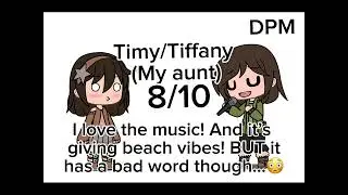 Rating my family and friends music taste including me pt.2