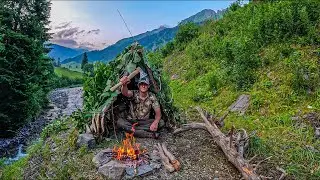 🔥 3-Day Solo Camping and Jungle Survival Skills