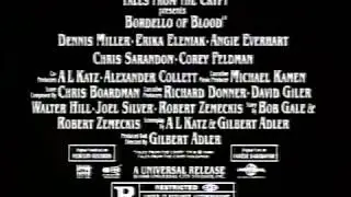 Tales From the Crypt Presents Bordello of Blood Movie Trailer 1996 - TV Spot