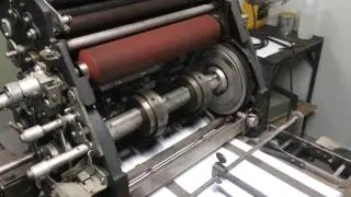 Multilith originalmente construida para numerar