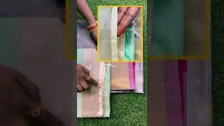 How can you identify whether the saree is made by handloom or powerloom ?