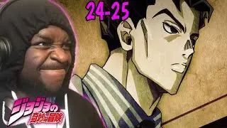 KIRA GETS A NEW FACE!!!! | JJBA Diamond Unbreakable Episodes 24-25 REACTION!!!