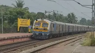 66304 Ernakulam jn - Kollam MEMU Departing  Chengannur Station
