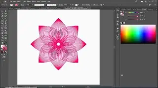 How to create beautiful Flower design using blend tool in Illustrator | See Creation