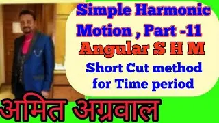 Angular SHM | Time period | shortcut method