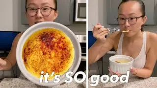 i tried Tasty's 2 ingredient crème brûlée | Shelly Rui