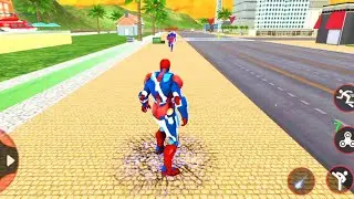 Superhero Captain Robot Games Superhero Game 2021 - Flying Iron Robot Android GamePlay HD