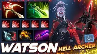 Watson Drow Ranger Hell Archer - Dota 2 Pro Gameplay [Watch & Learn]