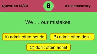 adverbs of frequency with present simple # Lesson 33 Quiz N&deg;1
