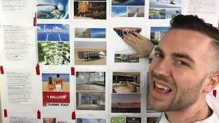 0011 - Creating My Vision Board (wall) LOA story about last year