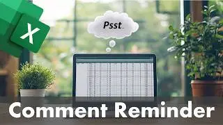How to Add Comments for Cell Input Reminders: Two Practical Examples