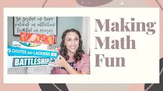Making Math Fun// How to Make Math Fun in Your Homeschool//