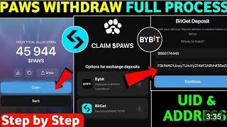 Paws Token Claim | How to Withdraw Paws Airdrop | Claim $PAWS Centraliz