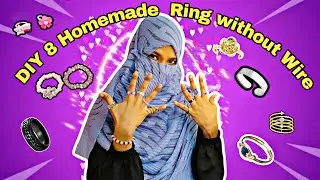 DIY 8 Homemade Ring Ideas without Wire💍