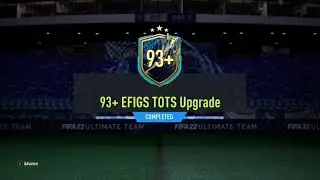 NEW 93+ EFIGS GUARANTEED TOTS PACK!!! (Fifa 22 TOTS Ultimate Team)