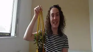 Crochet your own cute plant hanger