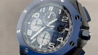 Audemars Piguet Royal Oak Offshore Chronograph 26405CE.OO.A030CA.01 - Black & Blue Ceramic Review