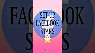 SET UP GUIDE|FACEBOOK STARS⭐#tutorial #momdiskarte