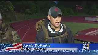 Burlington Police Officer Rucking For 24 Hours To Honor Military Heroes On Memorial Day