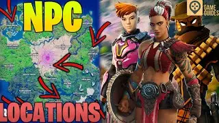 HOW TO HIRE FORTNITE NPCS - All Hireable NPC Locations Chapter 2 Season 5