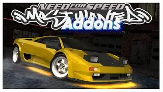 Lamborghini Diablo SV (1995) &bull; Addons Cars Gameplay &bull; NFS Most Wanted 2005 PC