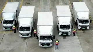 Century Supply Chain Unveils 100% Electric Trucks in Shenzhen
