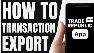 How To EXPORT Trade Republic Transactions (QUICK & EASY) 2026