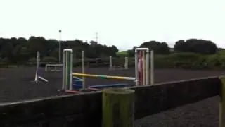 Tess & Aurora jumping lesson
