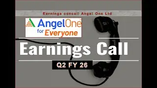 Angel One Limited Earnings Call for Q2FY26 l angelone concall l Angelone