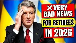 ❌ ДУЖЕ ПОГАНІ НОВИНИ ДЛЯ ПЕНСІОНЕРІВ у 2026 році