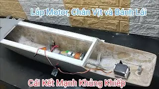 Gắn Động Cơ T&agrave;u Chiến Điều Khiển  ( Mounting Engines for Controlled Warships )