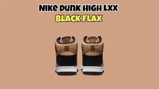 Nike Dunk High LXX Black Flax
