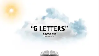 7msger - 5 Letters (LYRICS) prod.Mixk #REDRESS