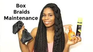 How I WASH, MOISTURIZE & SLEEP with Box Braids!