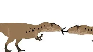 How beginners make dinosaur animation in pivot animator part 2