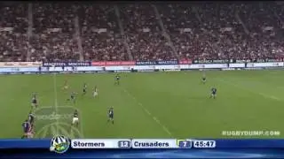 Jaque Fourie great individual try against the Crusaders