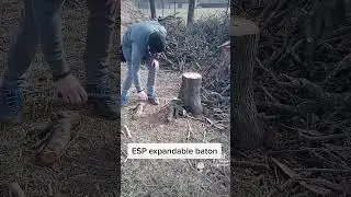 ESP expandable baton #czeckthisout #baton #security #tactical #test