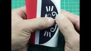 DIY postcard Santa Claus (African version)