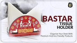 Beautiful Tissue Paper Stand | Napkin Holder | Eco-Friendly & Made in India Product