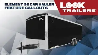 LOOK Trailers | Feature Callout | Element SE Round Top Round Front Car Hauler