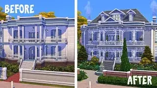 Усадьба Амбредж \\ Реновация EA || The Sims 4: Скоростное строительство