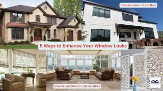 5 Ways to Enhance Your Window Looks | How to make a window look nicer